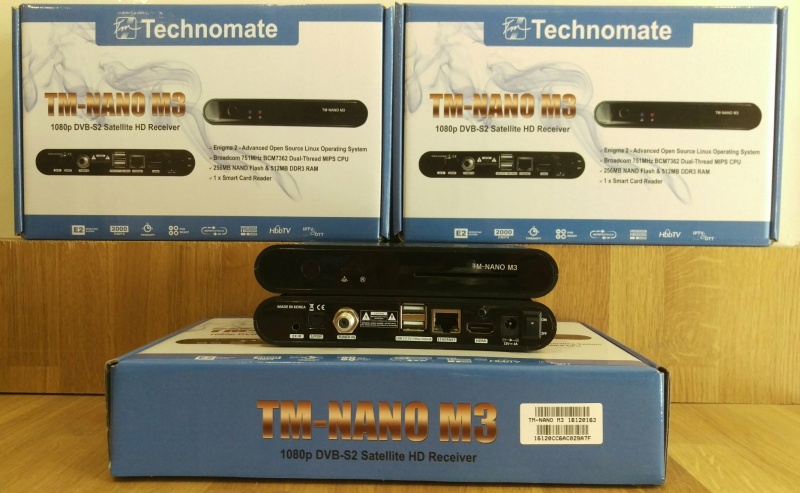Technomate TM-Nano-M3 DVB-S/S2 Enigma 2 Linux HD Digital Satellite Receiver